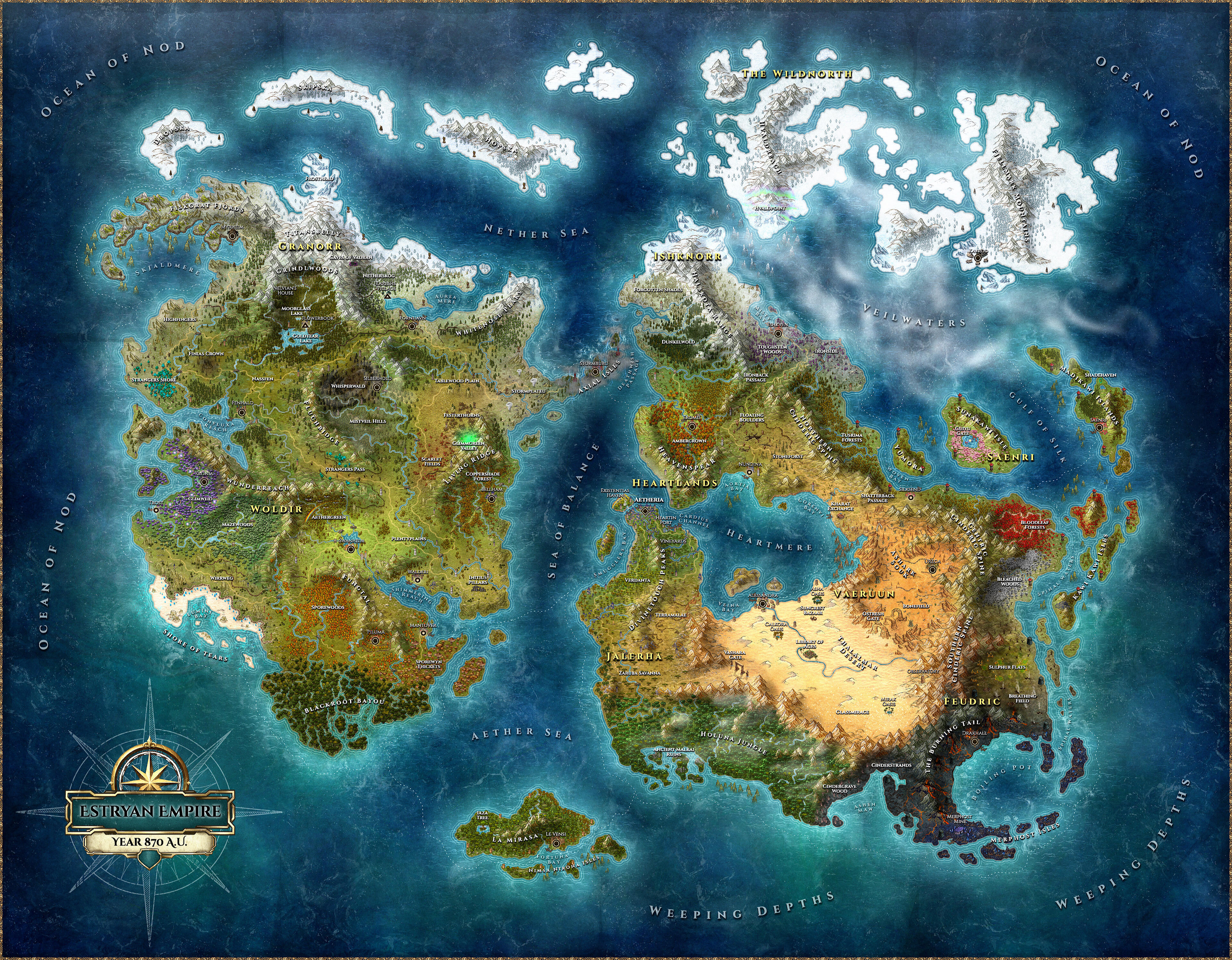 Map of Estrya Map of Estrya